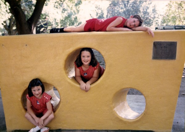 Obviously, my family has always been into food. (l-r, my sister, me, my brother.)